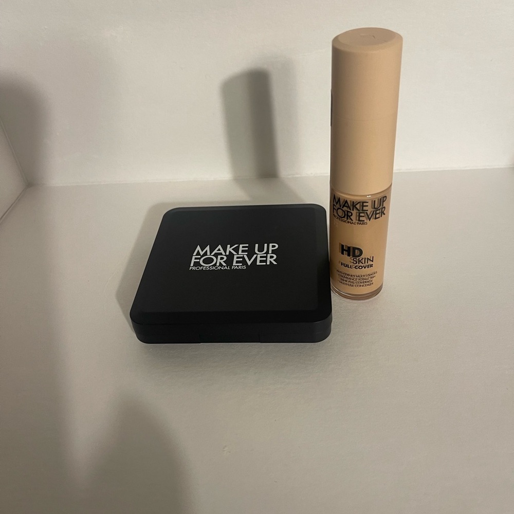 Make Up For Ever HD Skin Pressed Powder and Full Cover Concealer